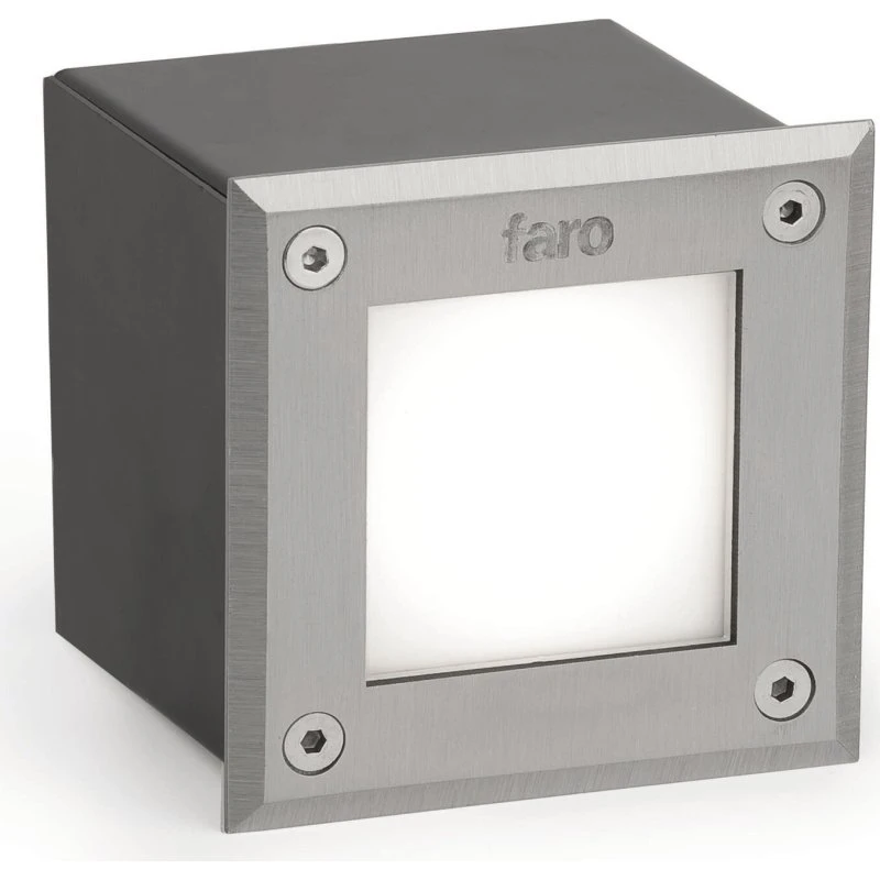 FARO BARCELONA Spot encastrable LED-18 IP67 - Acier Inoxydable