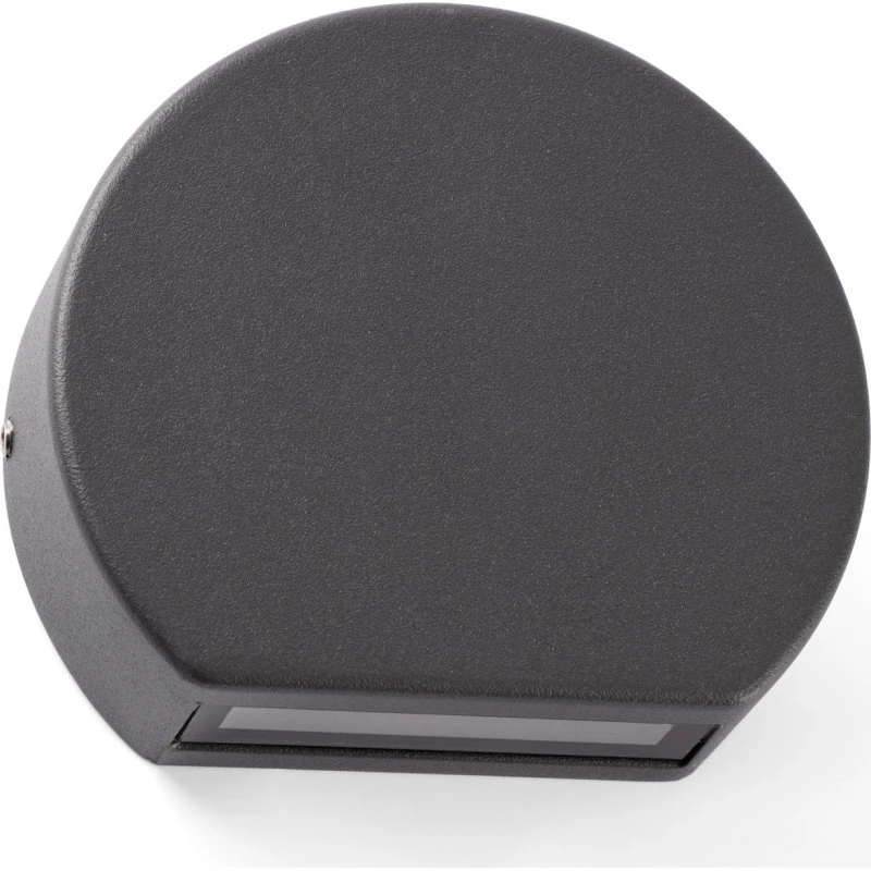 FARO BARCELONA Applique murale extérieure LED Pill, Gris foncé