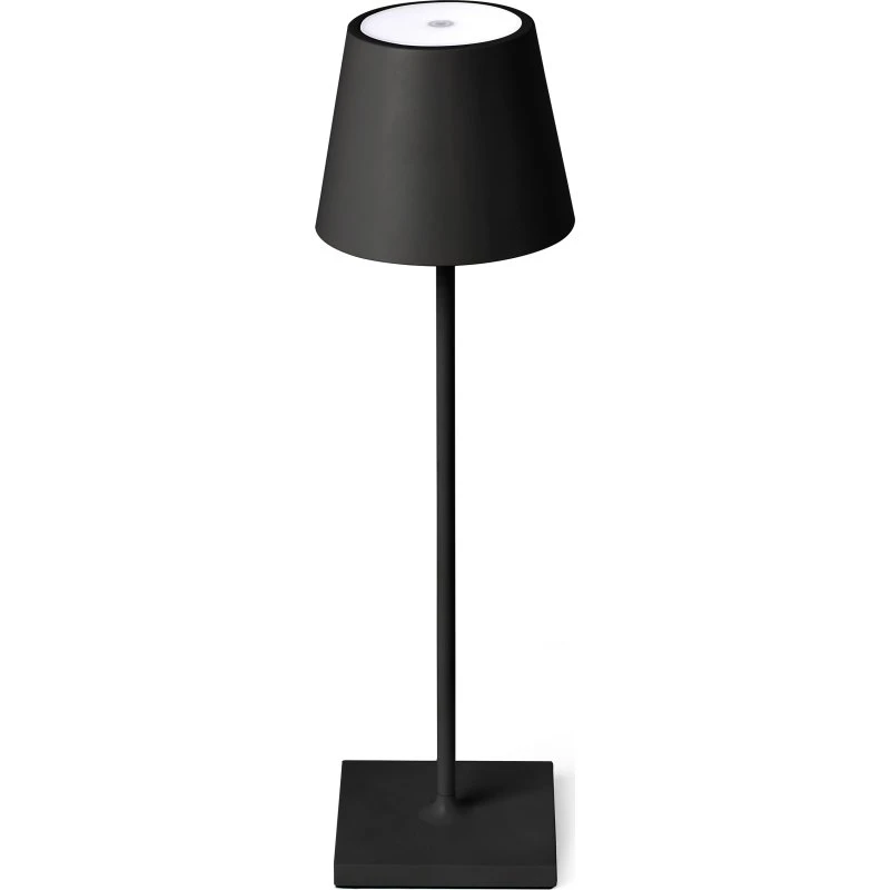 FARO BARCELONA Lampe à poser LED Toc - Noir Mat - IP54