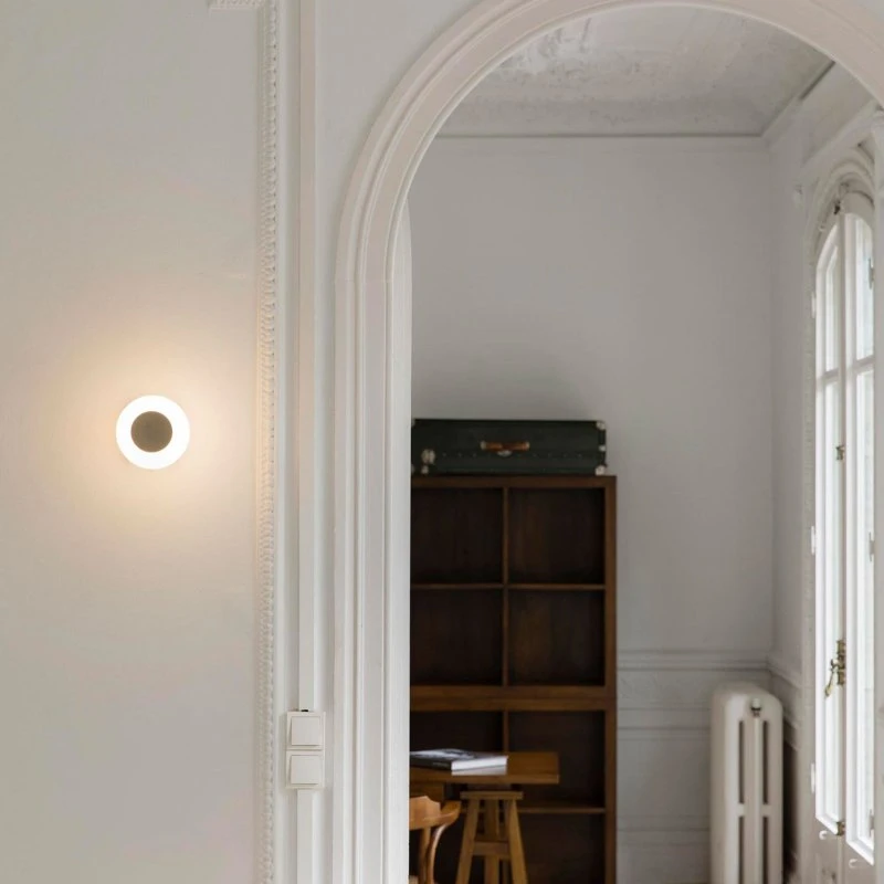 Faro Barcelona Applique Murale LED Moy - Dorée et Verre
