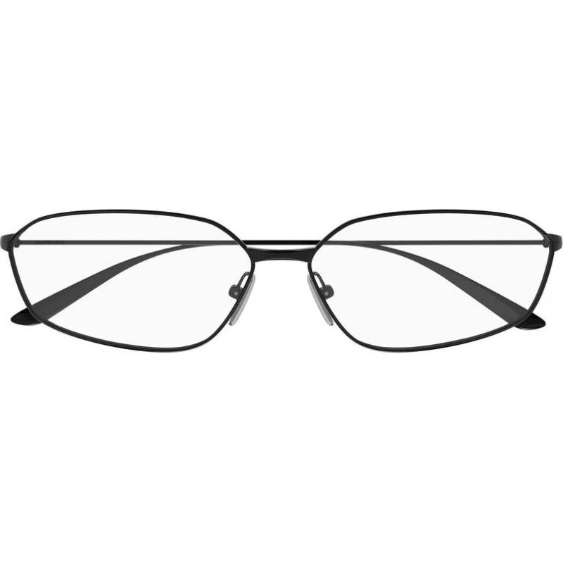 Balenciaga BB0453O Lunettes de Vue Géométriques Noires Unisexe