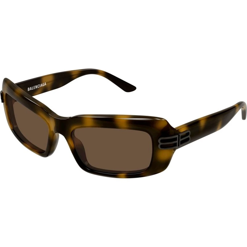 Balenciaga BB0432S 006 Lunettes de Soleil Carrées en Acétate