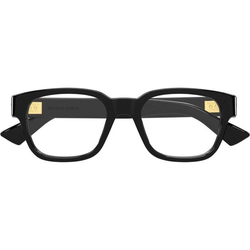 Bottega Veneta BV1403O Lunettes de Vue Carrées Noires 52mm