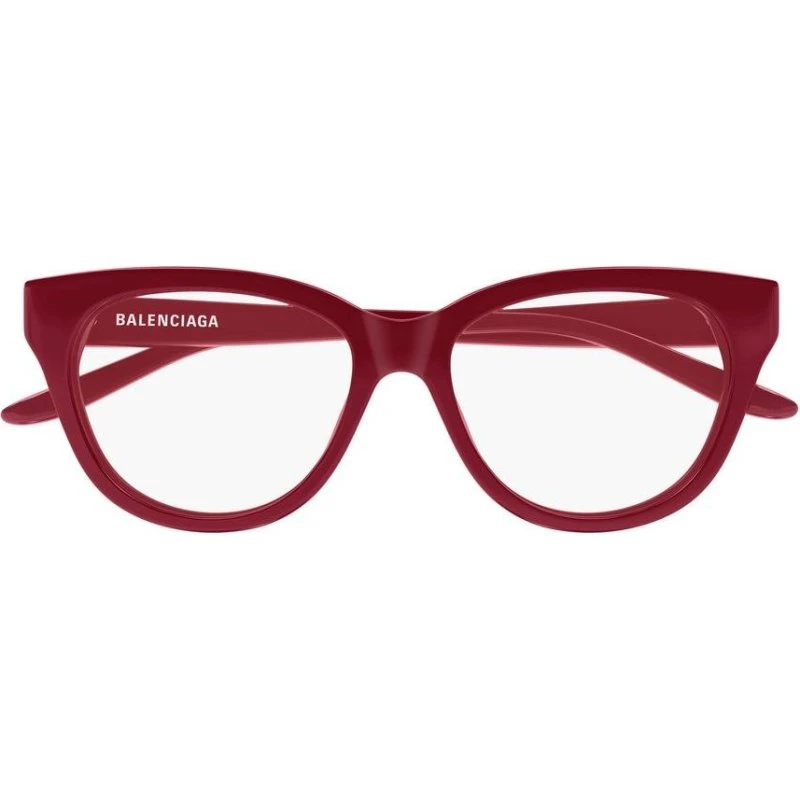 Balenciaga BB0441O Lunettes de Vue Papillon Rouge 56mm