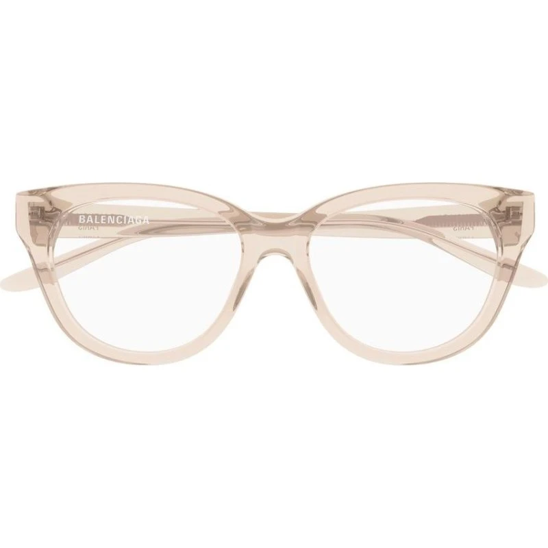 Balenciaga BB0441O Lunettes de Vue Papillon Rose 56mm