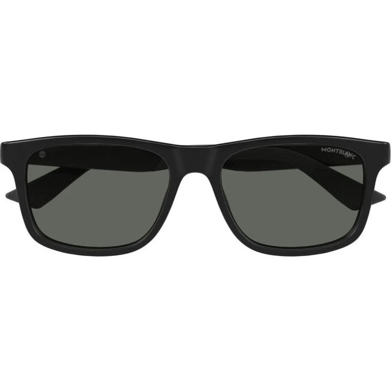 Montblanc MB0432S Lunettes de Soleil Carrées Polarisées pour Homme