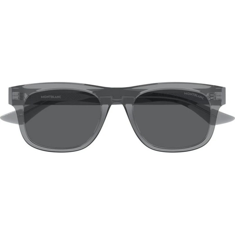 Montblanc MB0421S Lunettes de Soleil Homme Carrées Grises 53mm