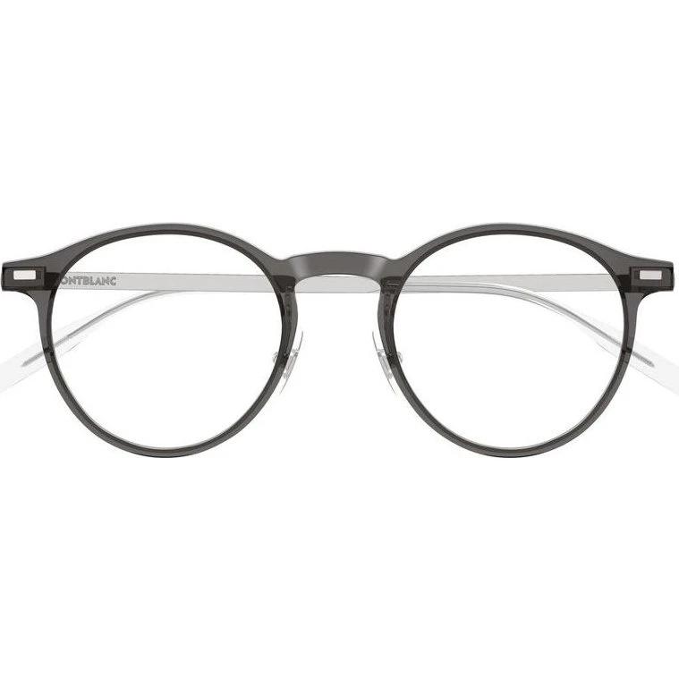 Montblanc MB0426O Lunettes de Vue Homme Rondes Grises 48mm