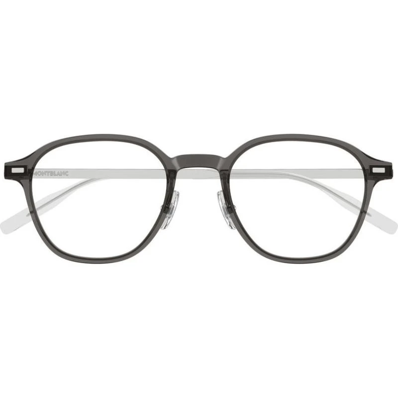 Montblanc MB0427O Lunettes de Vue Homme Rondes Grises 50mm