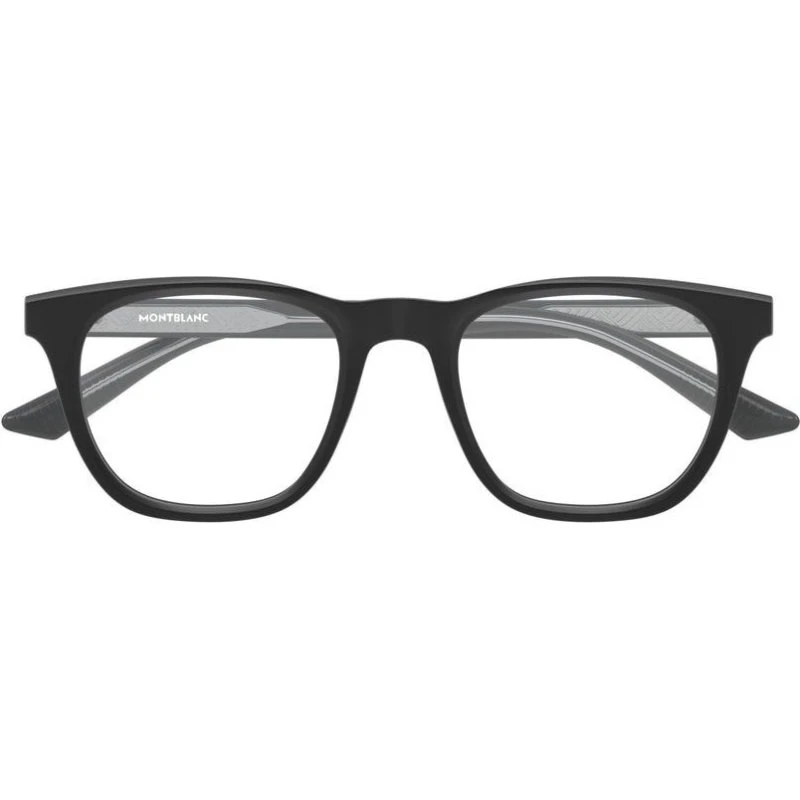 Montblanc MB0422O Lunettes de Vue Homme Carrées Noires 53mm