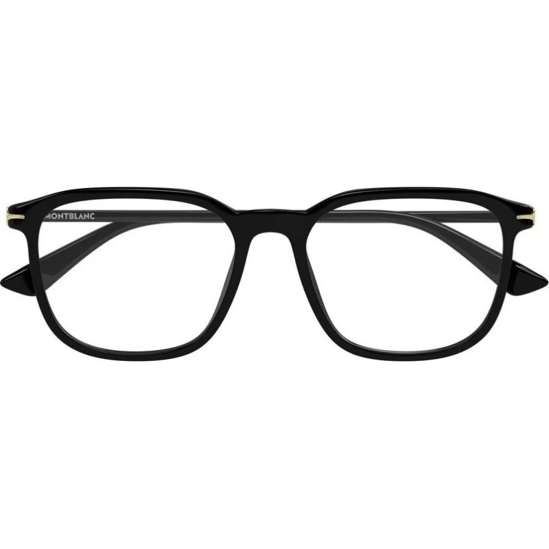 Montblanc MB0438O Lunettes de Vue Homme Carrées Noires 53mm