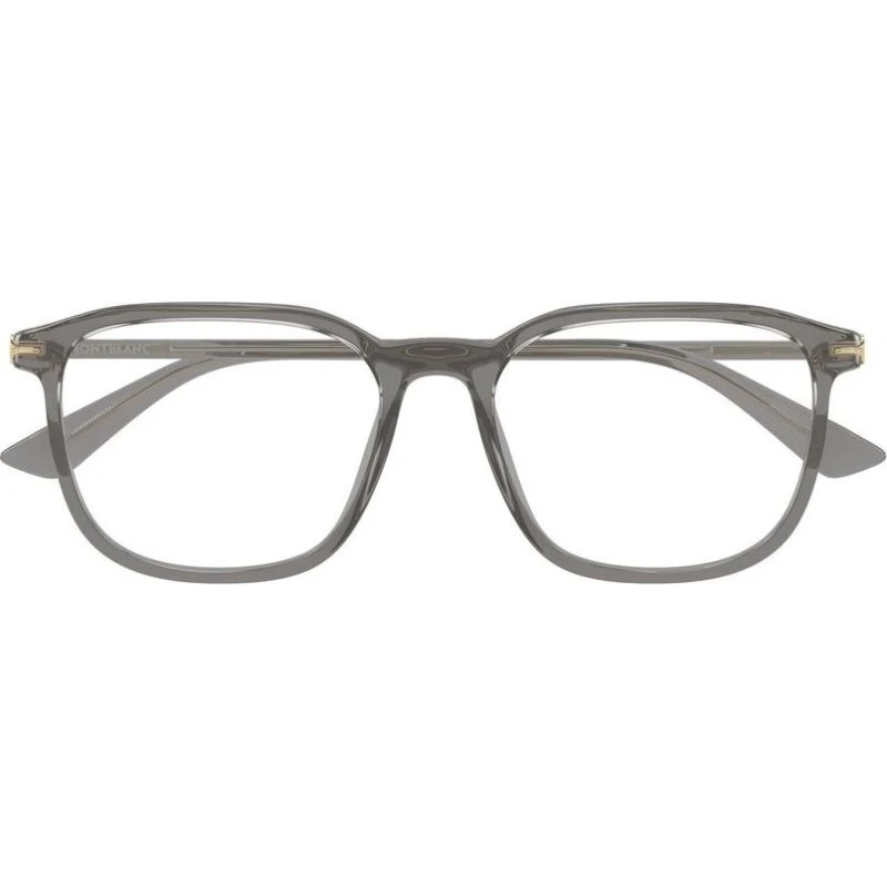 Montblanc MB0438O Lunettes de Vue Homme Carrées Grises 53mm
