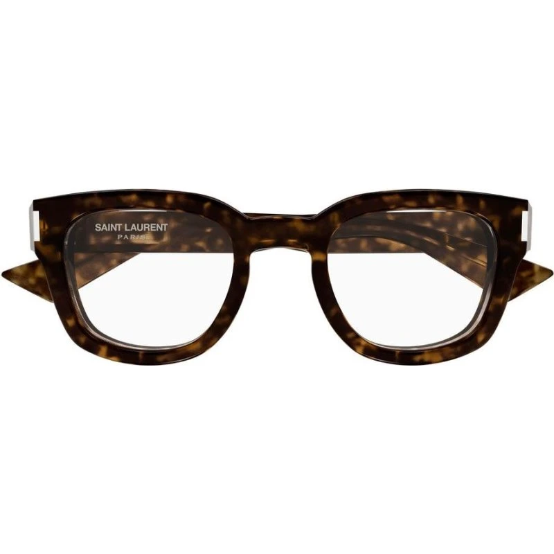 Saint Laurent SL 838 Opt Lunettes de Vue Carrées Havane 48mm