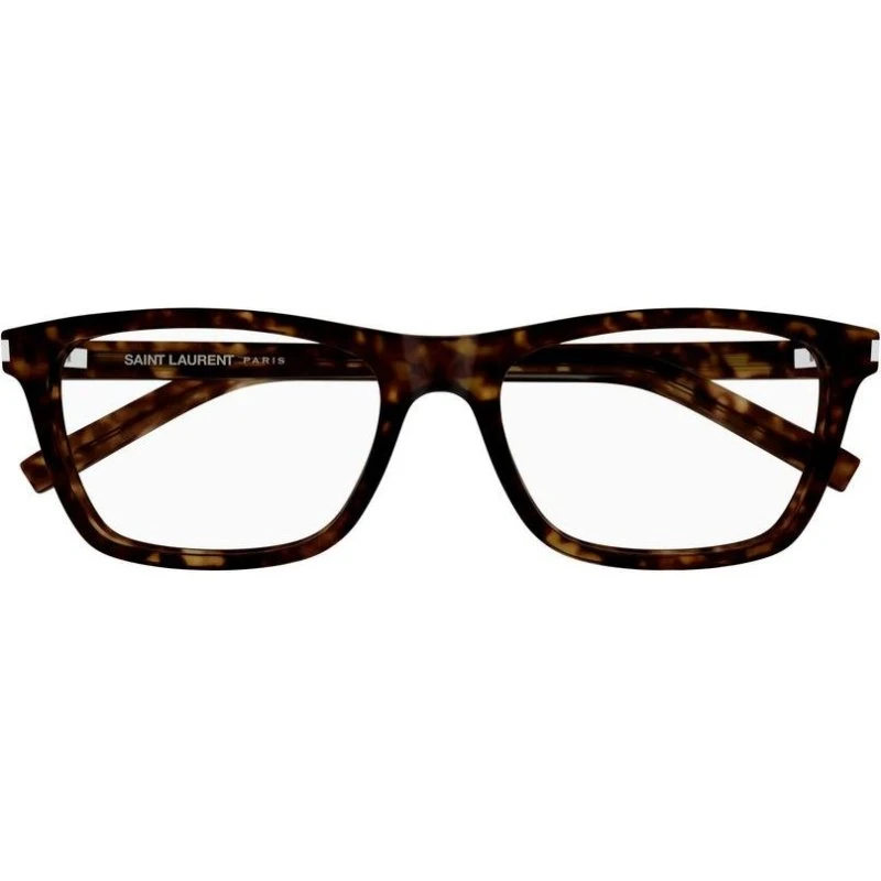 Saint Laurent SL 841 Lunettes de Vue Homme Havane Rectangulaires