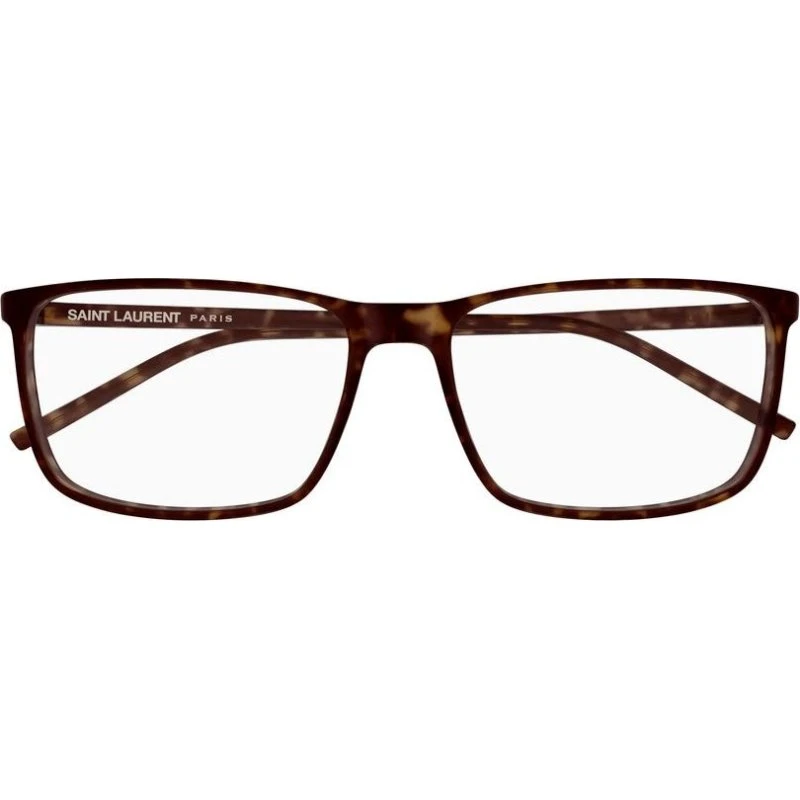 Saint Laurent SL 846 Lunettes de Vue Homme Carrées Havana