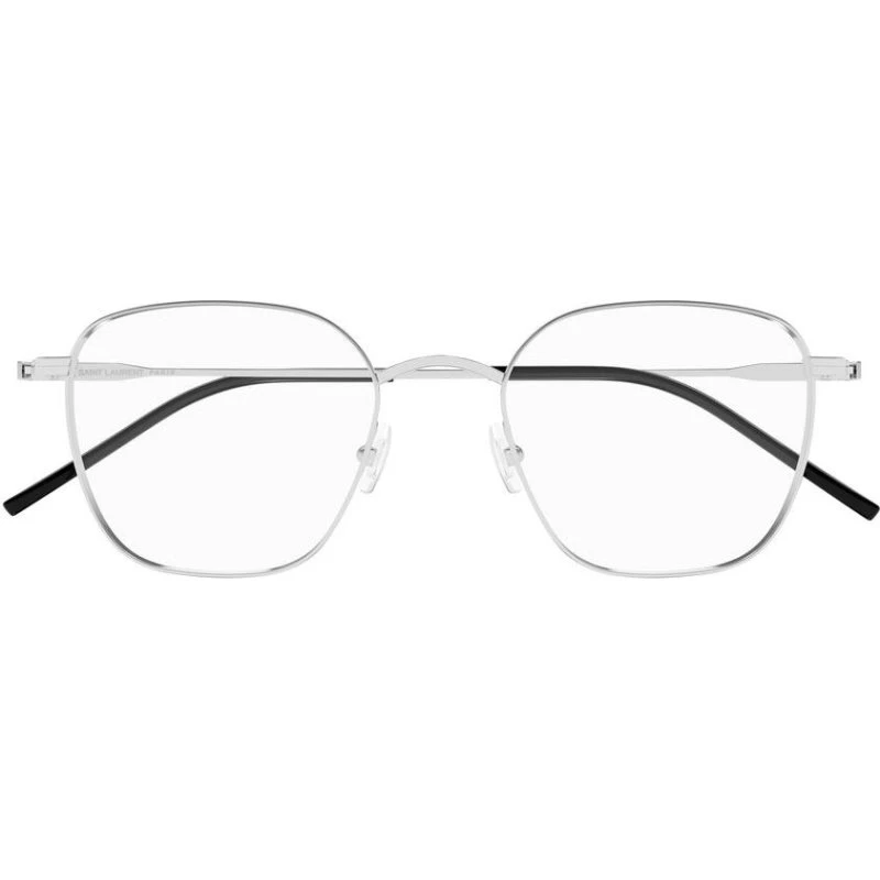 Saint Laurent SL 852 Lunettes de Vue Géométriques Argentées 50mm