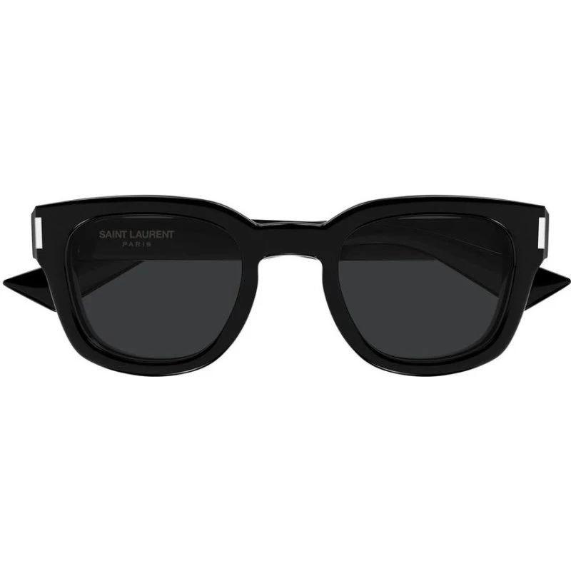 Saint Laurent SL 838 Lunettes de Soleil Pantos Noir Gris 49mm
