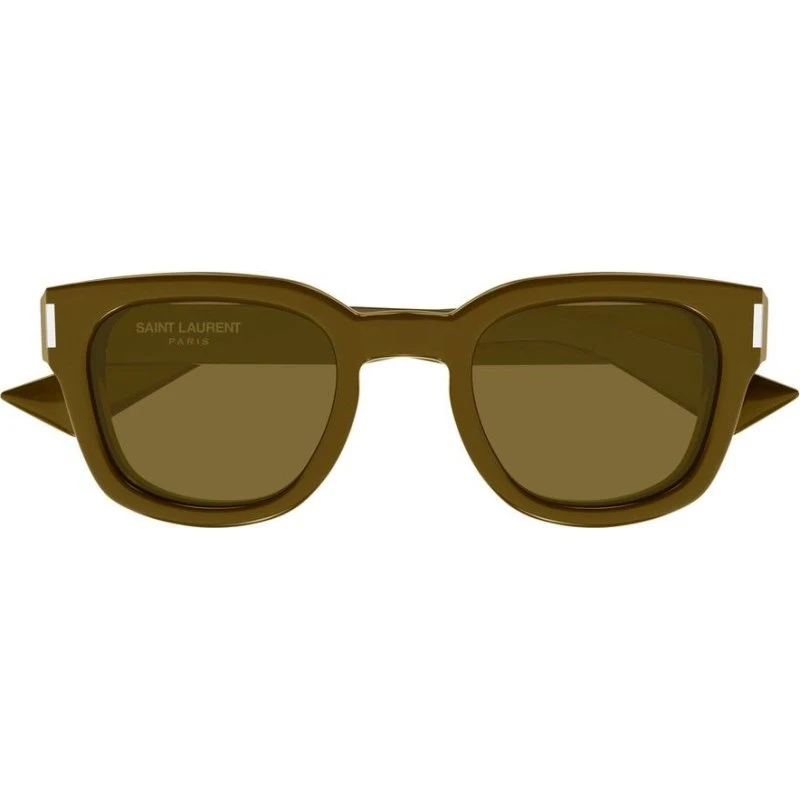 Saint Laurent SL 838 Lunettes de Soleil Pantos Marron 49mm