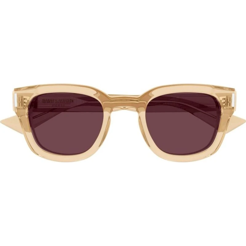 Saint Laurent SL 838 Lunettes de Soleil Pantos Rose et Rouge