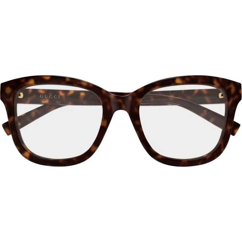 Gucci GG2104O Lunettes de Vue Carrées Havana 53mm