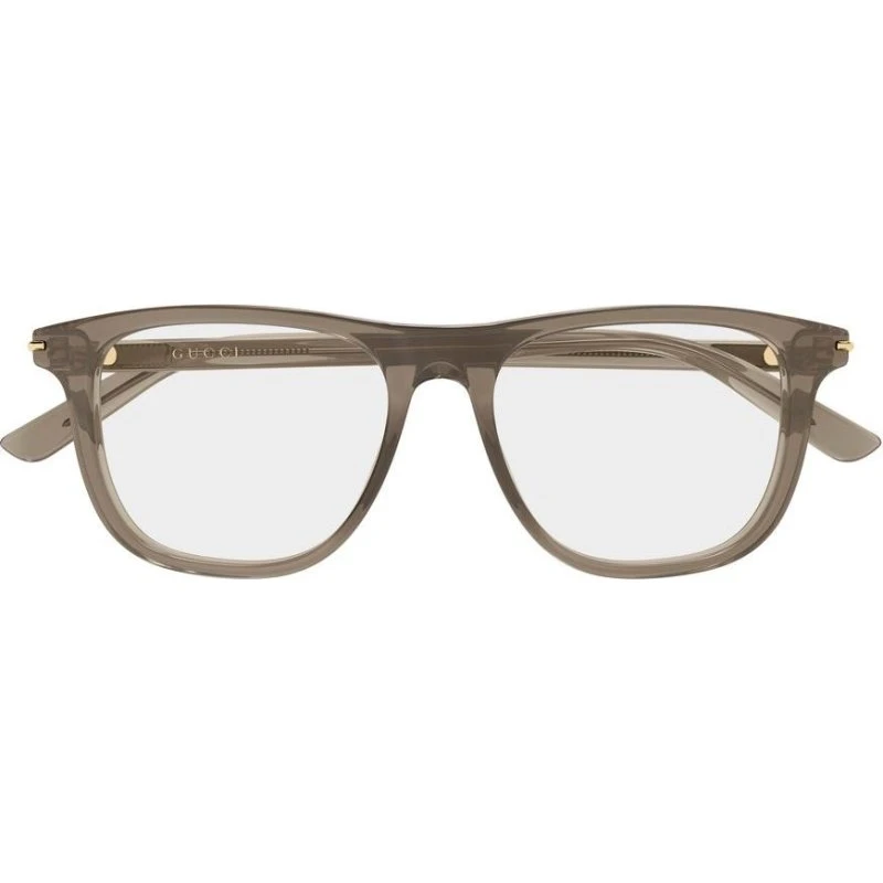 Gucci GG2130O Lunettes de Vue Homme Carrées Marron 53mm
