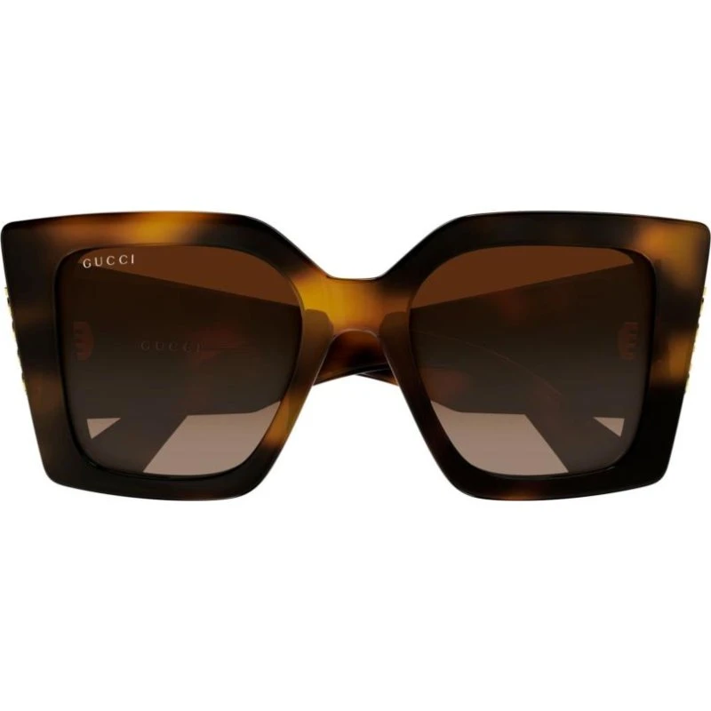 Gucci GG2039S Lunettes de Soleil Papillon Havana Marron 51mm