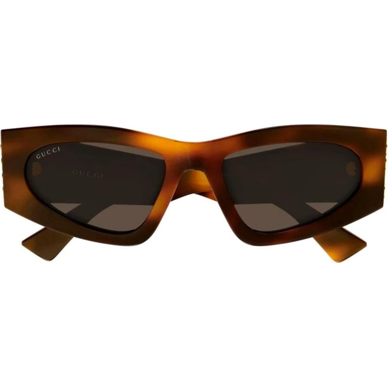 Gucci GG2040S Lunettes de Soleil Œil de Chat Havana Marron 54mm