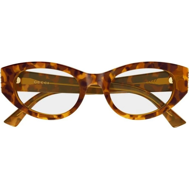 Gucci GG2041O-004 Lunettes de Vue Femme Havane Rondes
