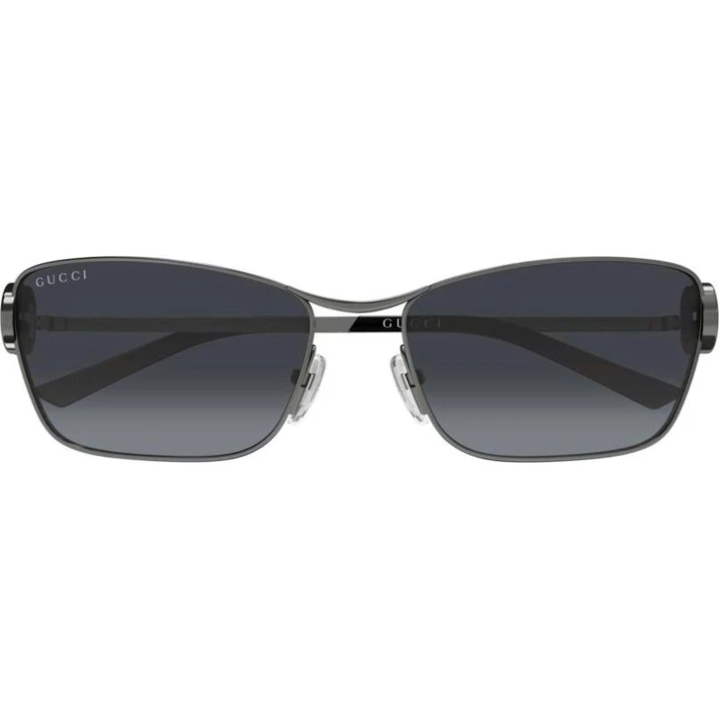 Gucci GG2045S Lunettes de Soleil Oeil de Chat Ruthénium Gris 58mm
