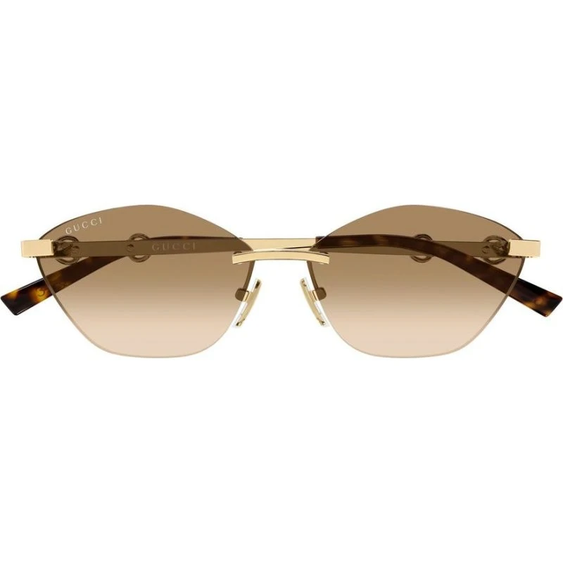 Gucci GG2050S-004 Lunettes de Soleil Cat Eye Femme Dorées