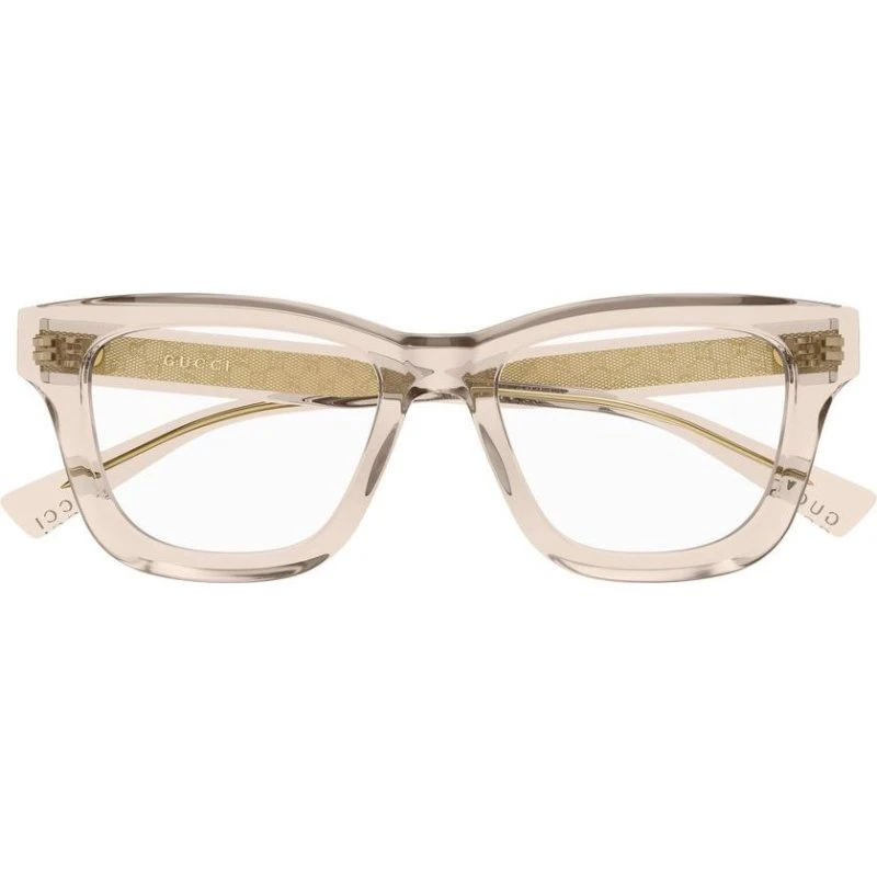 Gucci GG2066O Lunettes de Vue Femme Œil-de-Chat Marron 49mm