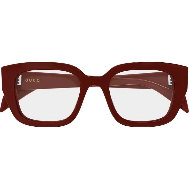 Gucci GG2021O Lunettes de Vue Femme Œil de Chat Rouge