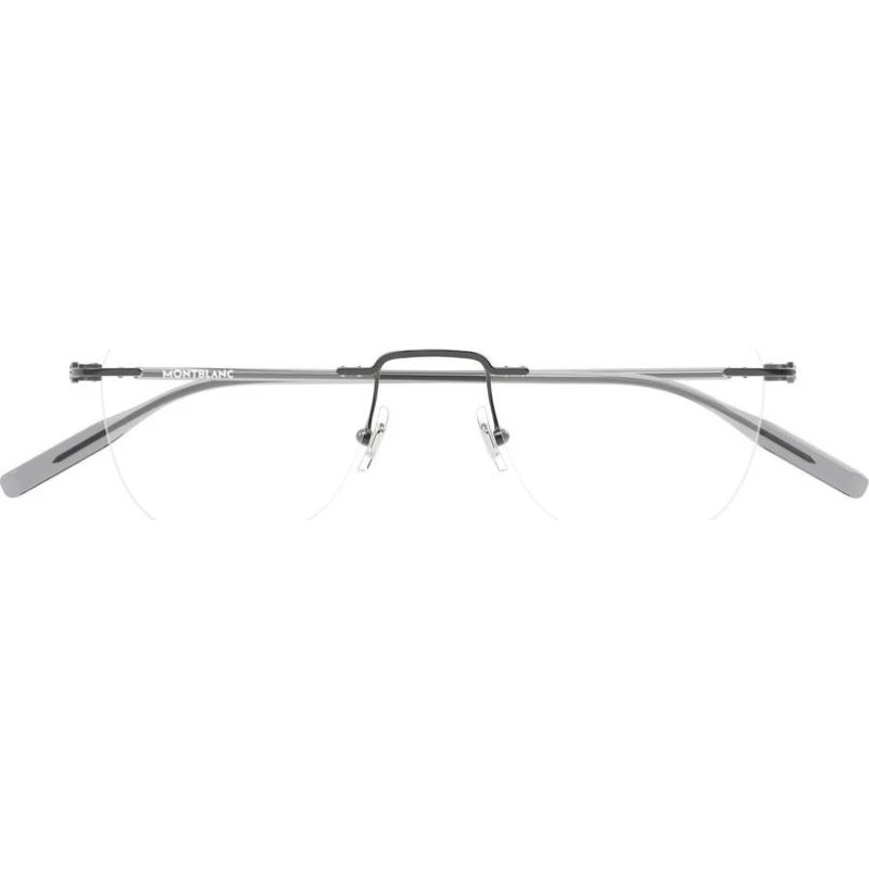 Montblanc MB0471O Lunettes de Vue Homme Rondes Ruthénium 50mm
