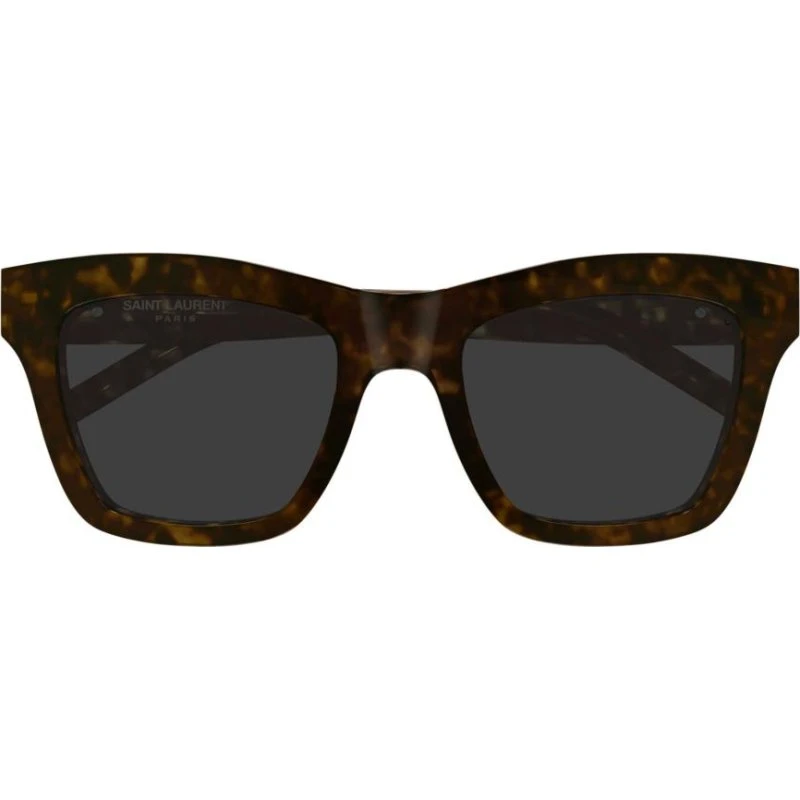 Saint Laurent SL M156 Lunettes de Soleil Oeil de Chat Havana Gris