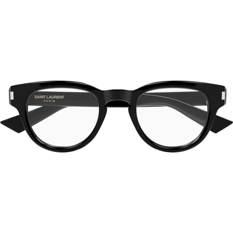 Saint Laurent SL 876 OPT Lunettes de Vue Rondes Noires 48mm