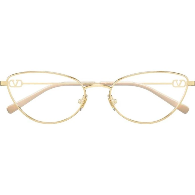 Valentino VG0029O Lunettes de Vue Femme Œil de Chat Dorées