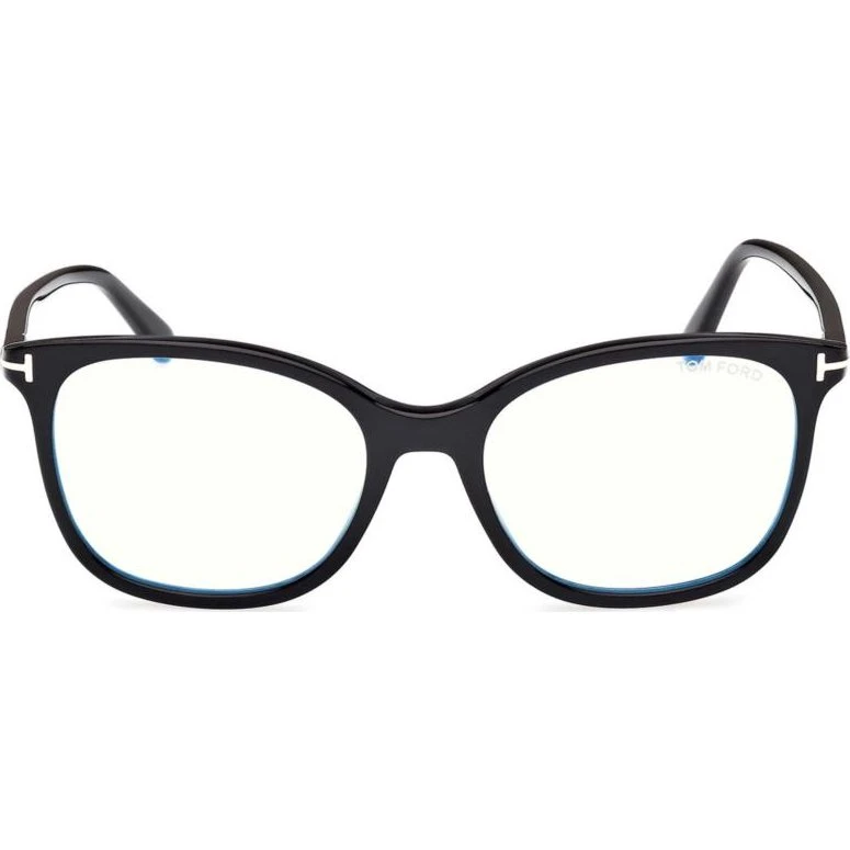 Tom Ford FT6089-B Lunettes de Vue Géométriques Blue Block Noir