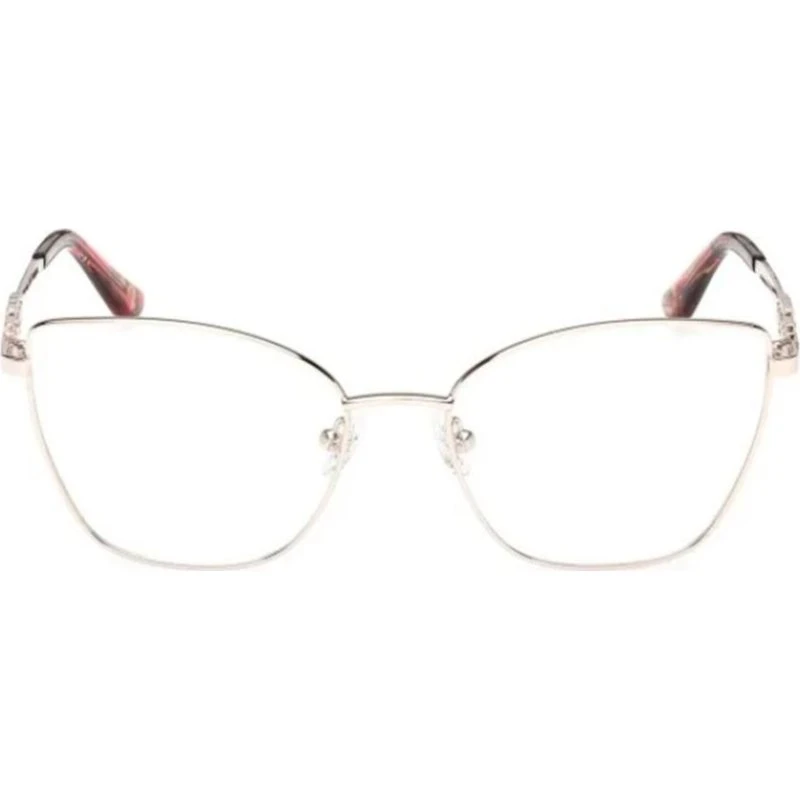 Guess GU50316 Lunettes de Vue Oeil de Chat Dorées Unisexe
