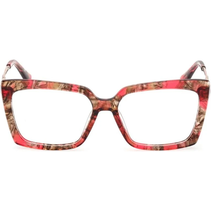Guess GU50318 Lunettes de Vue Femme Papillon Havana