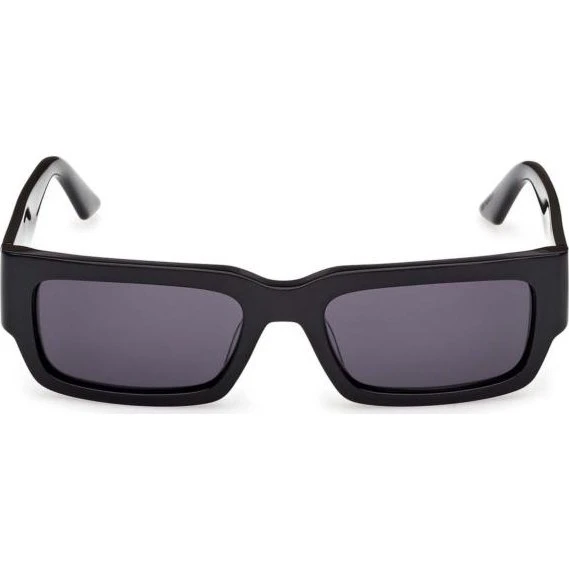 GCDS Lunettes de Soleil Unisexe GD0068 Rectangulaires Noires