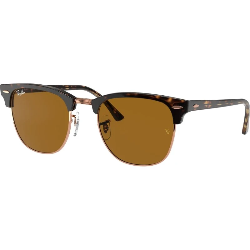 Ray-Ban RB3016 Clubmaster Lunettes de Soleil Écaille Marron