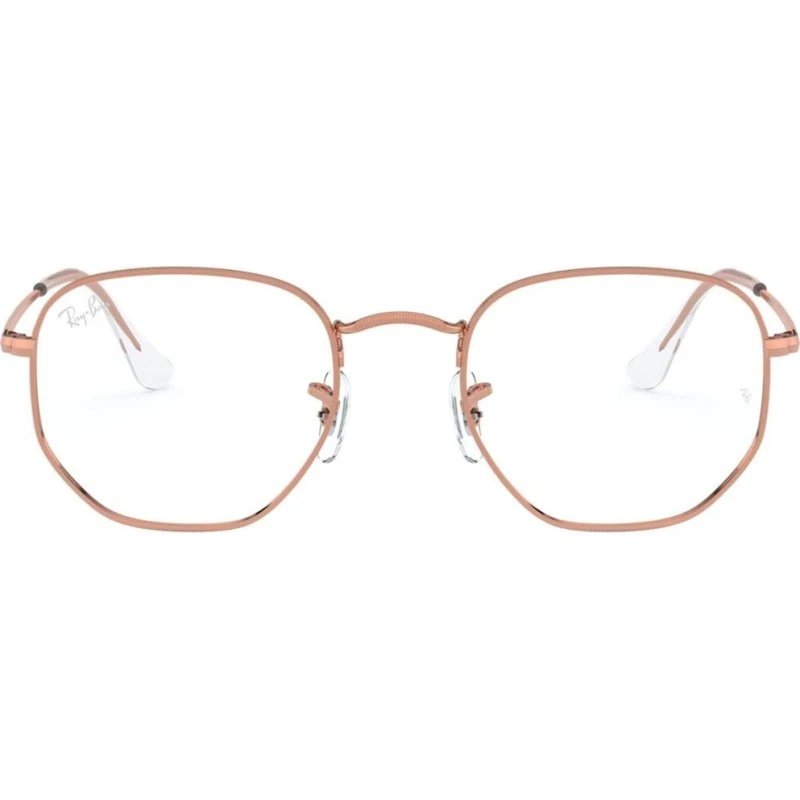 Ray-Ban RX 6448 Lunettes de Vue Hexagonales en Métal Or