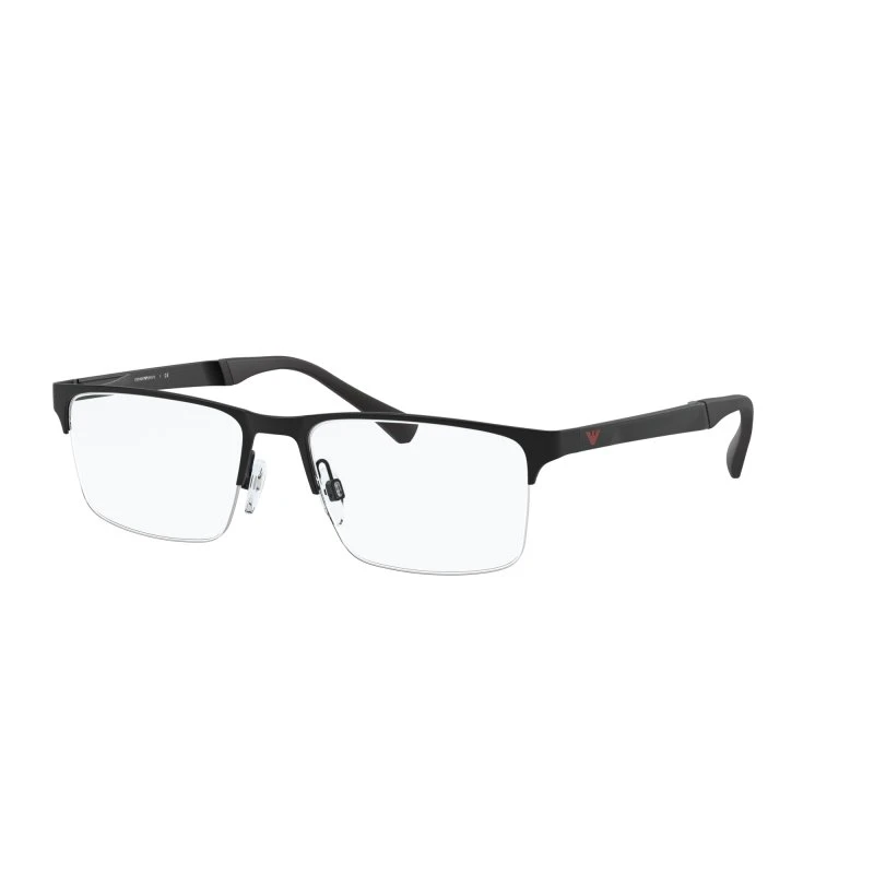 Emporio Armani EA 1110D - Lunettes de Vue Homme Rectangulaires Noires