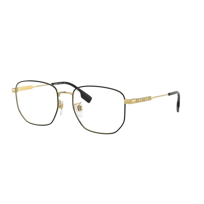 Burberry Homme BE1352D 1318 - Montures Optiques Géométriques Noires