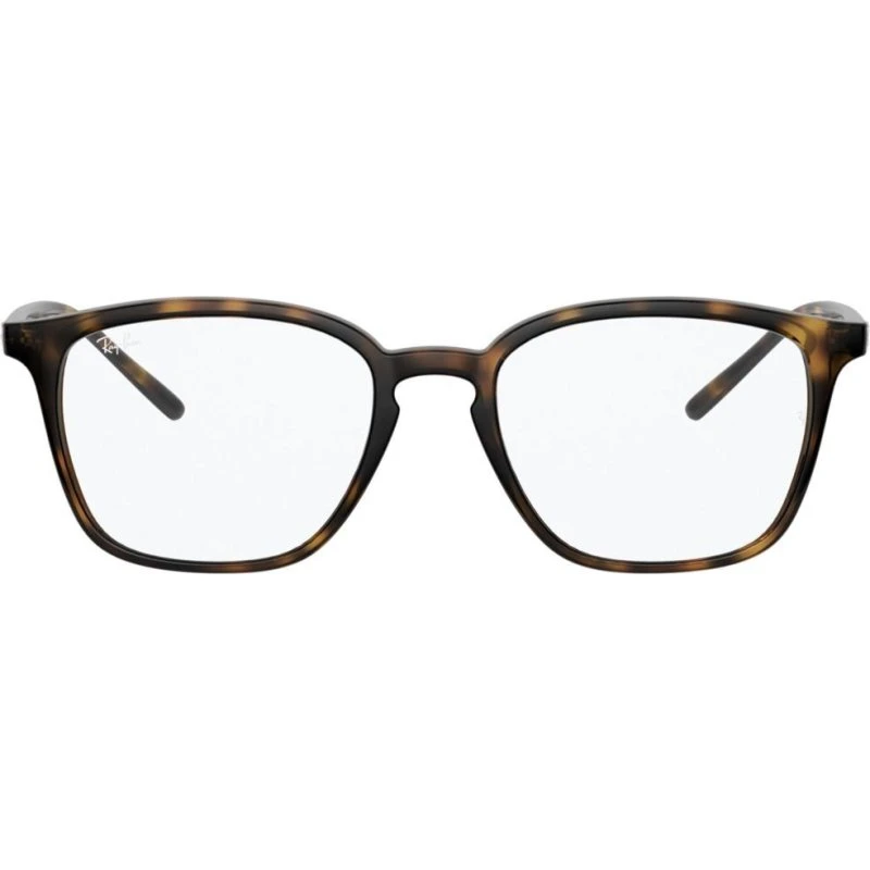Ray-Ban RX 7185 Lunettes de Vue Géométriques Havane 50mm