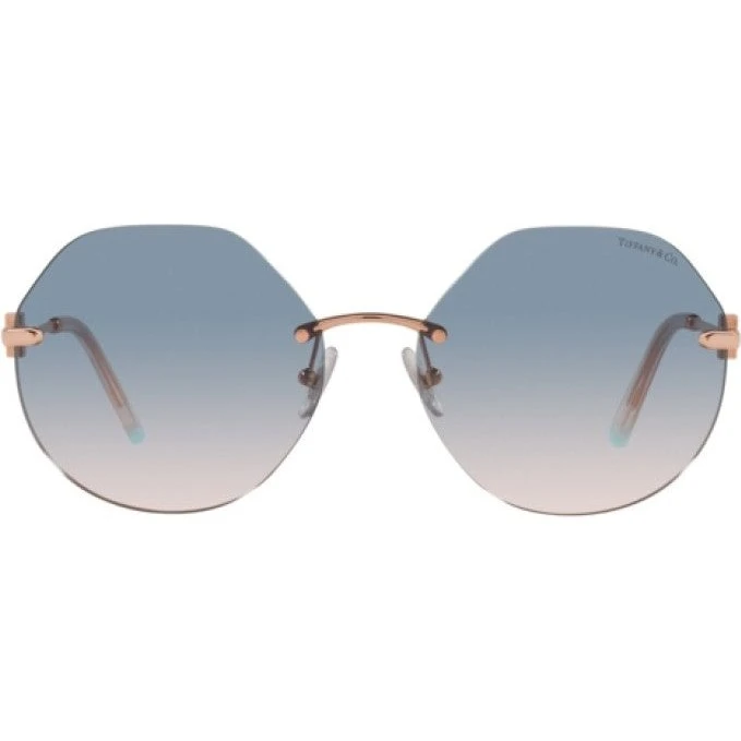 Tiffany & Co. Lunettes de Soleil Tiffany TF 3077 Géométriques Bleu
