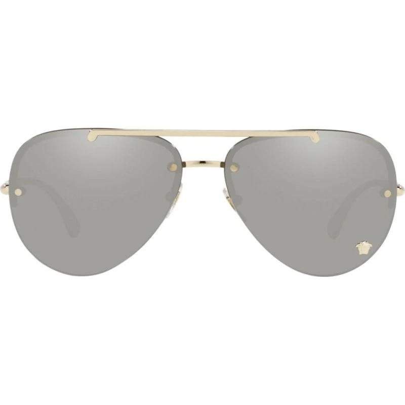 Versace Glam Medusa VE 2231 Lunettes de Soleil Pilote Dorées