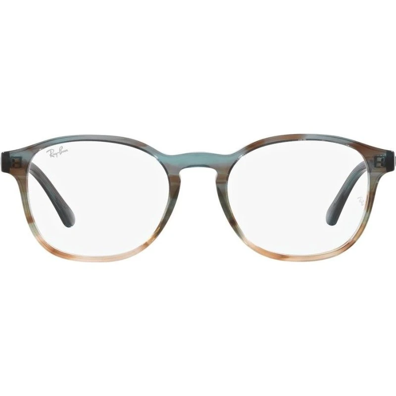 Ray-Ban RX 5417 Lunettes de Vue Géométriques Vertes Unisexe 50mm