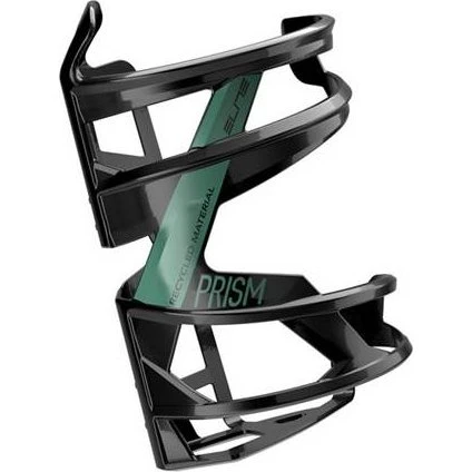 Elite Prism Porte-Bidon Droit Plastique Noir/Vert