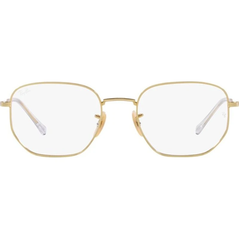 Ray-Ban RX 6496 Lunettes de Vue Géométriques Dorées 51mm